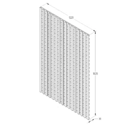 6ft Pine Trellis Panel, Pack Of 3 (W)122cm X (H)183cm -Garden - Landscaping Store 6ft pine trellis panel pack of 3 w 122cm x h 183cm5013053173428 18bq