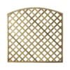 Arched Pine Trellis Panel (W)180cm X (H)180cm 2 Arched Pine Trellis Panel (W)180cm X (H)180cm -Garden - Landscaping Store arched pine trellis panel w 180cm x h 180cm3663602430360 01bq