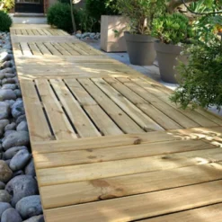 Blooma Benoue Brown Pine Deck Tile (L)1m (W)1000mm (T)40mm -Garden - Landscaping Store blooma benoue brown pine deck tile l 1m w 1000mm t 40mm3663602948650 01i bq