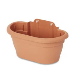 Blooma Florus Terracotta Plastic Rectangular Trough -Garden - Landscaping Store blooma florus terracotta plastic rectangular trough3663602700777 02bq
