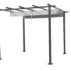 Blooma Moses Dark Grey Square Gazebo, (W)3m (D)3m - Assembly Required -Garden - Landscaping Store blooma moses dark grey square gazebo w 3m d 3m assembly required3663602419303 01c