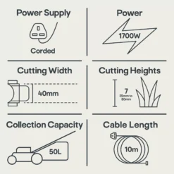 Bosch AdvancedRotak 650 Corded Rotary Lawnmower -Garden - Landscaping Store bosch advancedrotak 650 corded rotary lawnmower4059952526621 01t EN bq