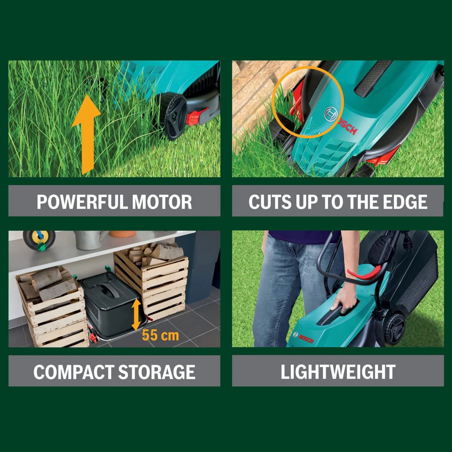 Bosch Rotak 320ER Corded Rotary Lawnmower 6 Bosch Rotak 320ER Corded Rotary Lawnmower - Image 4