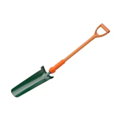 Bulldog Insulated Newcastle Pointed D Handle Trenching Drain Shovel -Garden - Landscaping Store bulldog insulated newcastle pointed d handle trenching drain shovel5013693051322 02c bq
