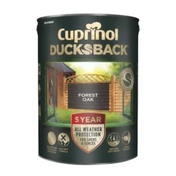 Cuprinol 5 Year Ducksback Forest Oak Fence & Shed Treatment, 5L -Garden - Landscaping Store cuprinol 5 year ducksback forest oak fence shed treatment 5l5010368017249 04c bq