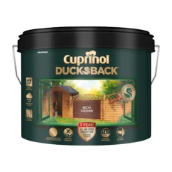 Cuprinol 5 Year Ducksback Rich Cedar Fence & Shed Treatment, 9L -Garden - Landscaping Store cuprinol 5 year ducksback rich cedar fence shed treatment 9l5010368017386 04c bq