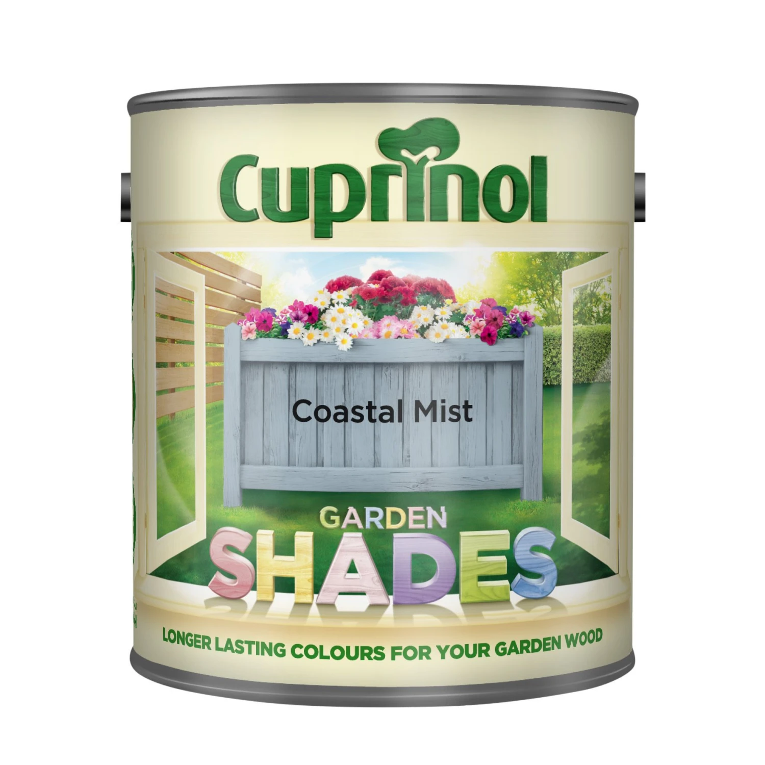 Cuprinol Garden Shades Coastal Mist Matt Multi-surface Exterior Wood Paint, 1L 4 Cuprinol Garden Shades Coastal Mist Matt Multi-surface Exterior Wood Paint, 1L - Image 2