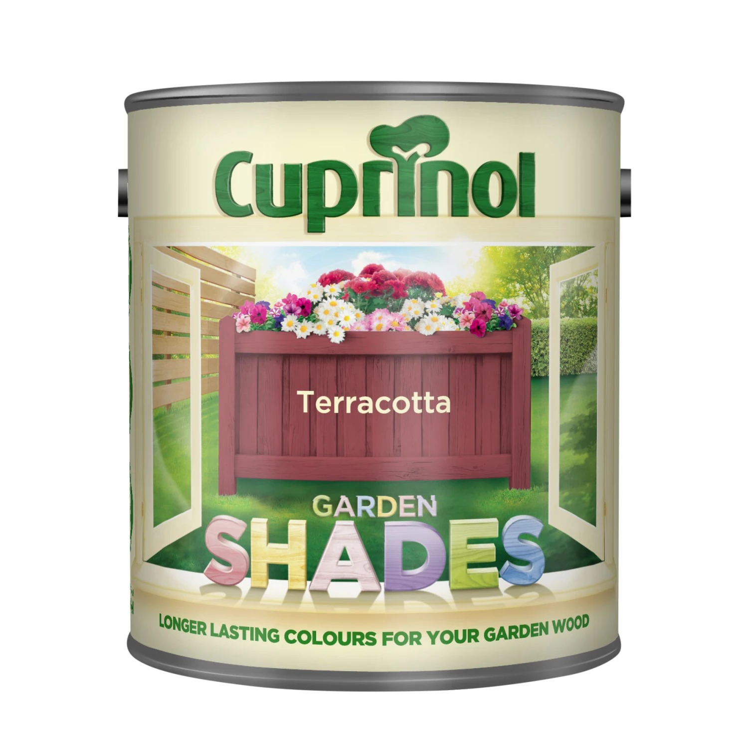 Cuprinol Garden Shades Terracotta Matt Multi-surface Exterior Wood Paint, 1L 4 Cuprinol Garden Shades Terracotta Matt Multi-surface Exterior Wood Paint, 1L - Image 2