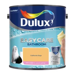 Dulux Easycare Bathroom California Days Soft Sheen Wall Paint, 2.5L -Garden - Landscaping Store dulux easycare bathroom california days soft sheen wall paint 2 5l5010212668634 08c bq