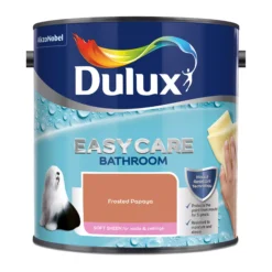Dulux Easycare Bathroom Frosted Papaya Soft Sheen Wall Paint, 2.5L -Garden - Landscaping Store dulux easycare bathroom frosted papaya soft sheen wall paint 2 5l5010212668627 08c bq