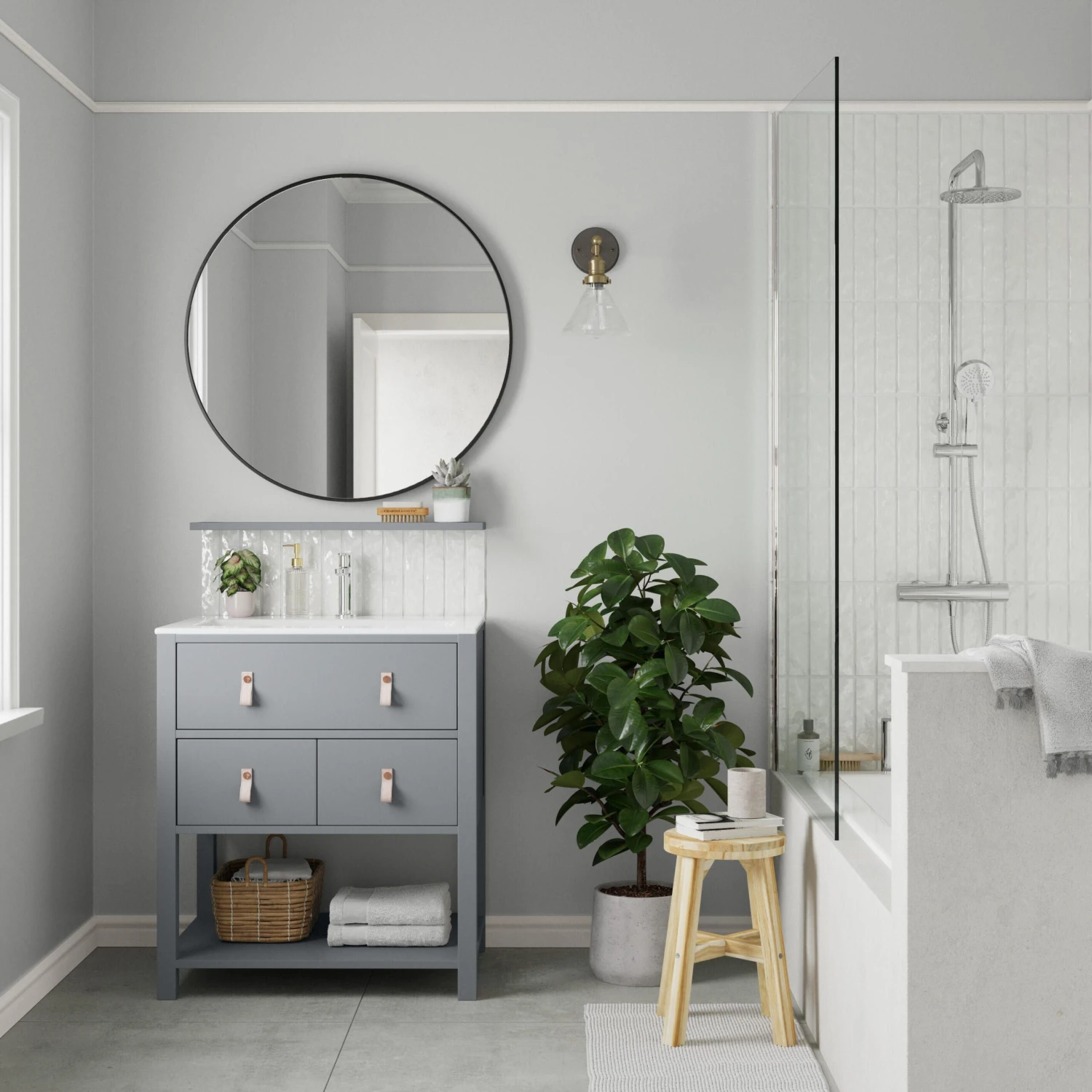 Dulux Easycare Bathroom Goose Down Soft Sheen Wall Paint, 2.5L 6 Dulux Easycare Bathroom Goose Down Soft Sheen Wall Paint, 2.5L - Image 4