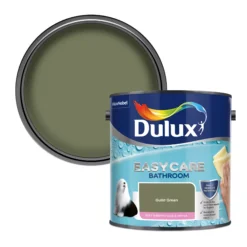Dulux Easycare Bathroom Guild Green Soft Sheen Wall Paint, 2.5L