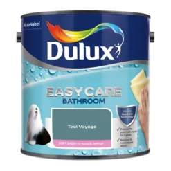 Dulux Easycare Bathroom Teal Voyage Soft Sheen Wall Paint, 2.5L 10 Dulux Easycare Bathroom Teal Voyage Soft Sheen Wall Paint, 2.5L -Garden - Landscaping Store dulux easycare bathroom teal voyage soft sheen wall paint 2 5l5010212668603 08c bq