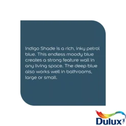 Dulux Easycare Washable & Tough Indigo Shade Matt Wall Paint, 2.5L 16 Dulux Easycare Washable & Tough Indigo Shade Matt Wall Paint, 2.5L -Garden - Landscaping Store dulux easycare washable tough indigo shade matt wall paint 2 5l5010212658529 36c bq