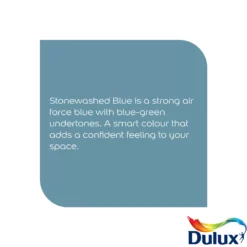 Dulux Easycare Washable & Tough Stonewashed Blue Matt Wall Paint, 2.5L -Garden - Landscaping Store dulux easycare washable tough stonewashed blue matt wall paint 2 5l5010212658611 36c bq