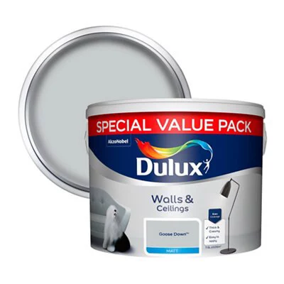 Dulux Goose Down Matt Emulsion Paint, 7.5L 3 Dulux Goose Down Matt Emulsion Paint, 7.5L