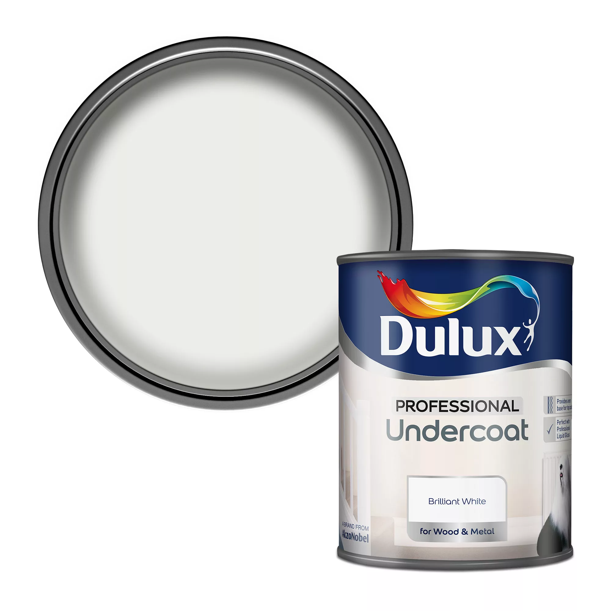 Dulux Professional White Undercoat, 750ml 3 Dulux Professional White Undercoat, 750ml