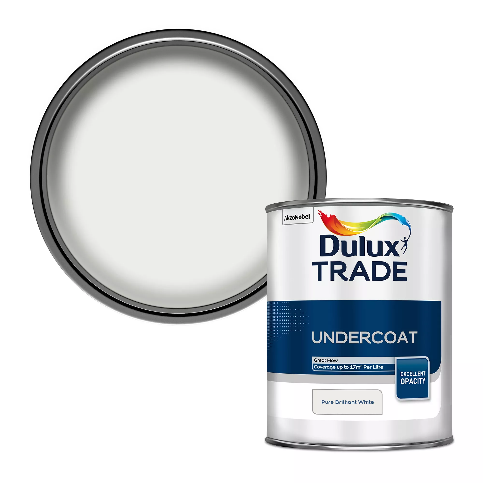 Dulux Trade Brilliant White Metal & Wood Undercoat, 1L 3 Dulux Trade Brilliant White Metal & Wood Undercoat, 1L