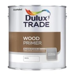 Dulux Trade White Wood Primer, 1L 7 Dulux Trade White Wood Primer, 1L -Garden - Landscaping Store dulux trade white wood primer 1l5010212569900 08c bq