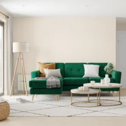 Dulux Walls & Ceilings Natural Wicker Silk Emulsion Paint, 2.5L -Garden - Landscaping Store dulux walls ceilings natural wicker silk emulsion paint 2 5l5010212446720 01i bq