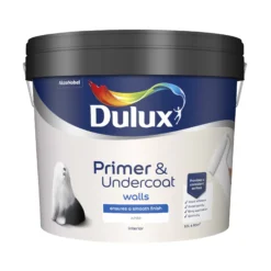 Dulux Walls White Primer & Undercoat, 10L -Garden - Landscaping Store dulux walls white primer undercoat 10l5010212641309 08c bq