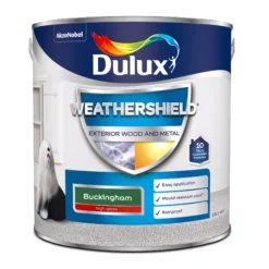 Dulux Weathershield Buckingham Green Gloss Exterior Metal & Wood Paint, 2.5L -Garden - Landscaping Store dulux weathershield buckingham green gloss exterior metal wood paint 2 5l5010212431160 08c bq
