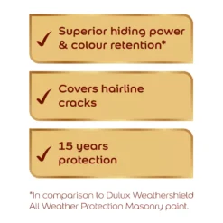 Dulux Weathershield Sandstone Smooth Matt Masonry Paint, 10L 10 Dulux Weathershield Sandstone Smooth Matt Masonry Paint, 10L -Garden - Landscaping Store dulux weathershield sandstone smooth matt masonry paint 10l5010212644959 01t bq