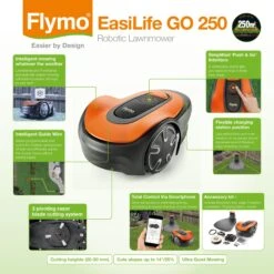 Flymo Easilife Go 250 Cordless Robotic Lawnmower -Garden - Landscaping Store flymo easilife go 250 cordless robotic lawnmower7392930545144 01t bq