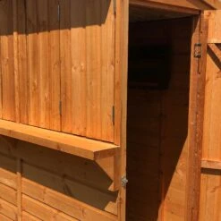 Forest Garden 6x3 Ft Pent Shiplap Garden Bar With Single Door -Garden - Landscaping Store forest garden 6x3 ft pent shiplap garden bar with single door5013053184066 41c bq