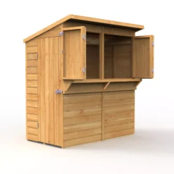 Forest Garden 6x3 Pent Dip Treated Shiplap Wooden Shed With Floor - Assembly Service Included -Garden - Landscaping Store forest garden 6x3 pent dip treated shiplap wooden shed with floor assembly service included5013053184073 02c