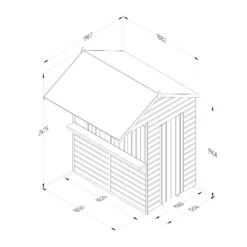 Forest Garden Apex Shiplap Wooden Garden Bar With Single Door - Assembly Service Included -Garden - Landscaping Store forest garden apex shiplap wooden garden bar with single door assembly service included5013053191859 01t
