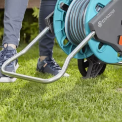 Gardena Aquaroll Freestanding Empty Hose Cart With Wheels -Garden - Landscaping Store gardena aquaroll freestanding empty hose cart with wheels4078500032834 02i bq