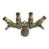 GoodHome 4-way Hose Pipe Connector -Garden - Landscaping Store goodhome 4 way hose pipe connector5059340251363 02c