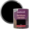 GoodHome Black Gloss Multi-surface Furniture Wood Varnish, 750ml -Garden - Landscaping Store goodhome black gloss multi surface furniture wood varnish 750ml5059340486932 21c