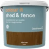 GoodHome Colour It Dark Oak Matt Fence & Shed Stain, 5L 2 GoodHome Colour It Dark Oak Matt Fence & Shed Stain, 5L -Garden - Landscaping Store goodhome colour it dark oak matt fence shed stain 5l5036581088682 02c