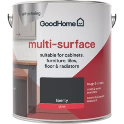 GoodHome Durable Liberty Gloss Multi-surface Paint, 2L -Garden - Landscaping Store goodhome durable liberty gloss multi surface paint 2l3663602586074 02c