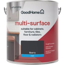 GoodHome Durable Liberty Matt Multi-surface Paint, 2L -Garden - Landscaping Store goodhome durable liberty matt multi surface paint 2l3663602586104 02c