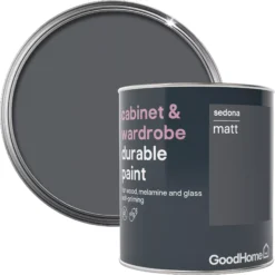 GoodHome Durable Sedona Matt Cabinet & Wardrobe Paint, 750ml -Garden - Landscaping Store goodhome durable sedona matt cabinet wardrobe paint 750ml3663602583158 02bq