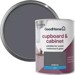 GoodHome Durable Sedona Matt Cabinet & Wardrobe Paint, 750ml -Garden - Landscaping Store goodhome durable sedona matt cabinet wardrobe paint 750ml3663602583158 21c
