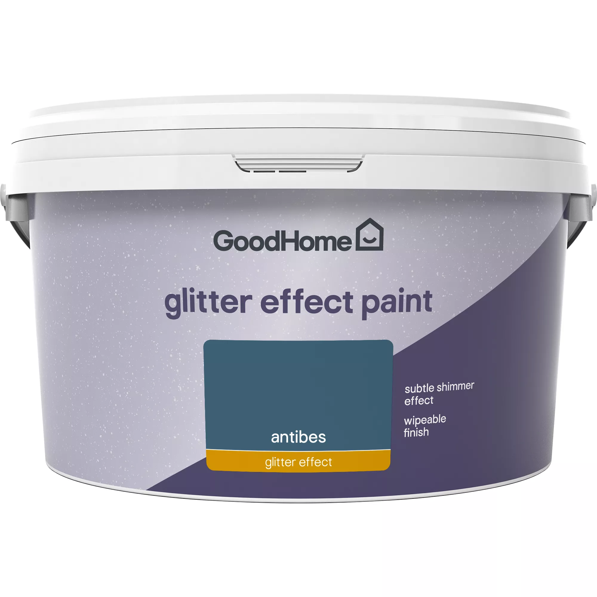 GoodHome Feature Walls Antibes Glitter Effect Emulsion Paint, 2L 4 GoodHome Feature Walls Antibes Glitter Effect Emulsion Paint, 2L - Image 2