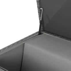 GoodHome Hamilton Steeple Grey Rattan Effect Storage Box (W) 180cm X (D) 65cm 21 GoodHome Hamilton Steeple Grey Rattan Effect Storage Box (W) 180cm X (D) 65cm -Garden - Landscaping Store goodhome hamilton steeple grey rattan effect storage box w 180cm x d 65cm5059340677415 38c