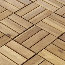 GoodHome Lempa Brown Acacia Clippable Deck Tile (L)0.3m (W)300mm (T)24mm, Pack Of 4 -Garden - Landscaping Store goodhome lempa brown acacia clippable deck tile l 0 3m w 300mm t 24mm pack of 45059340066035 36c