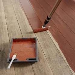 GoodHome Mahogany Satin Floor Wood Varnish, 2.5L -Garden - Landscaping Store goodhome mahogany satin floor wood varnish 2 5l5059340487007 02i