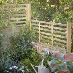 GoodHome Neva Pin Timber Trellis Panel (W)179cm X (H)52cm -Garden - Landscaping Store goodhome neva pin timber trellis panel w 179cm x h 52cm3663602942979 03bq