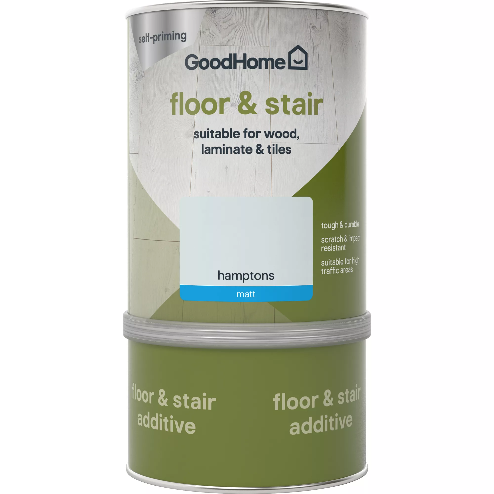 GoodHome Renovation Hamptons Matt Floor & Stair Paint, 750ml 4 GoodHome Renovation Hamptons Matt Floor & Stair Paint, 750ml - Image 2