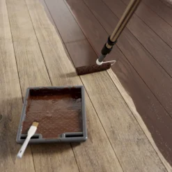 GoodHome Walnut Satin Floor Wood Varnish, 2.5L -Garden - Landscaping Store goodhome walnut satin floor wood varnish 2 5l5059340486987 02i