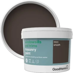 GoodHome Windowsills & Trims Tobasco Smooth Matt Masonry Paint, 2.5L -Garden - Landscaping Store goodhome windowsills trims tobasco smooth matt masonry paint 2 5l3663602520658 37c