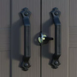 Keter Factor 8x8 Apex Beige Plastic Shed With Floor -Garden - Landscaping Store keter factor 8x8 apex beige plastic shed with floor7290103664954 05i BQ