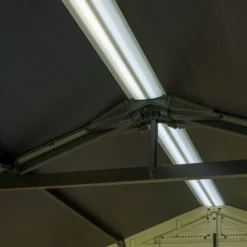 Keter Factor 8x8 Apex Beige Plastic Shed With Floor -Garden - Landscaping Store keter factor 8x8 apex beige plastic shed with floor7290103664954 08i BQ