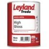 Leyland Trade Black Gloss Metal & Wood Paint, 750ml 2 Leyland Trade Black Gloss Metal & Wood Paint, 750ml -Garden - Landscaping Store leyland trade black gloss metal wood paint 750ml5010426773032 02c bq